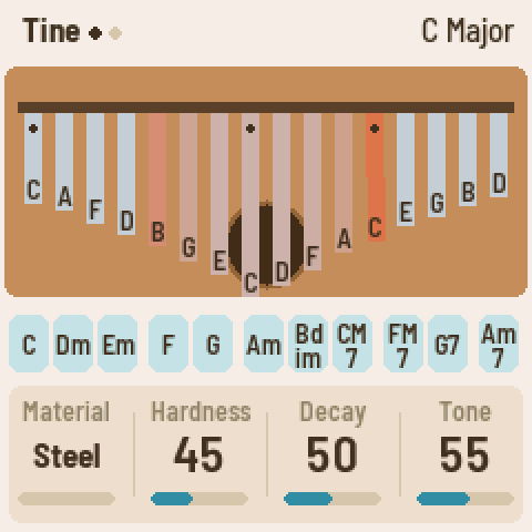 FiMba-1 on the FM-1's screen